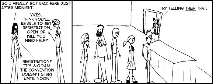 The Early Bird… Stands In Line