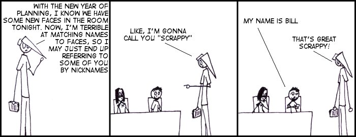 A Bad Memory For Names